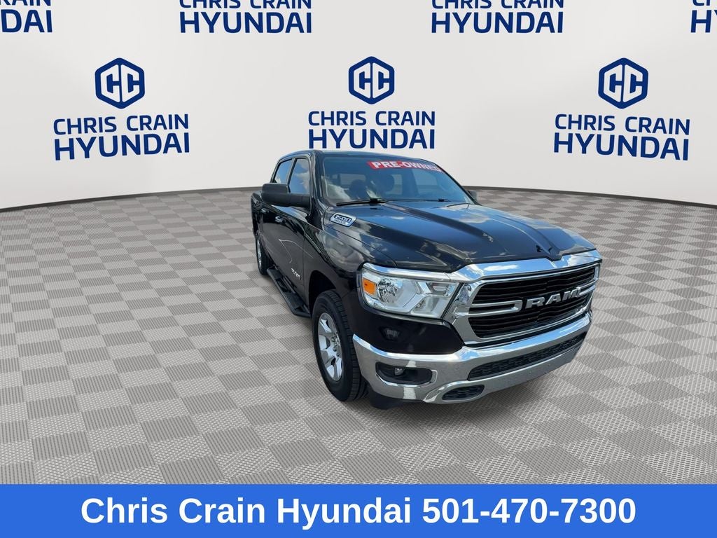 Used 2019 RAM Ram 1500 Pickup Big Horn/Lone Star with VIN 1C6SRFFT2KN744876 for sale in Little Rock