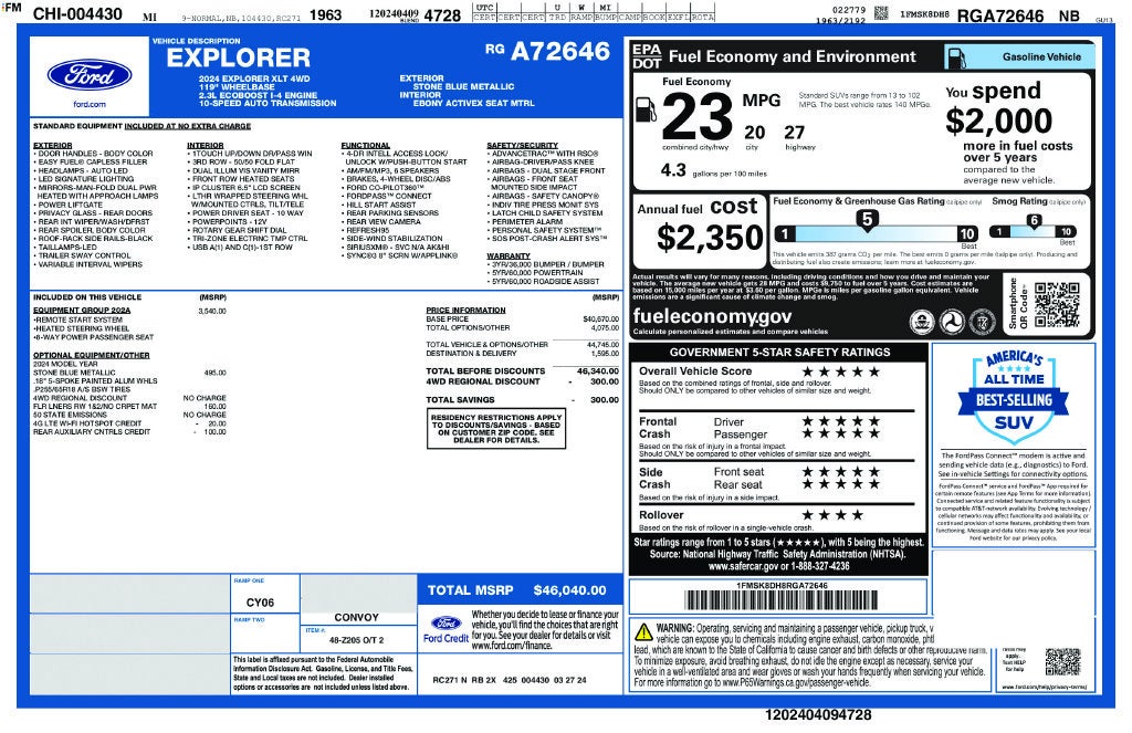 2024 Ford Explorer XLT