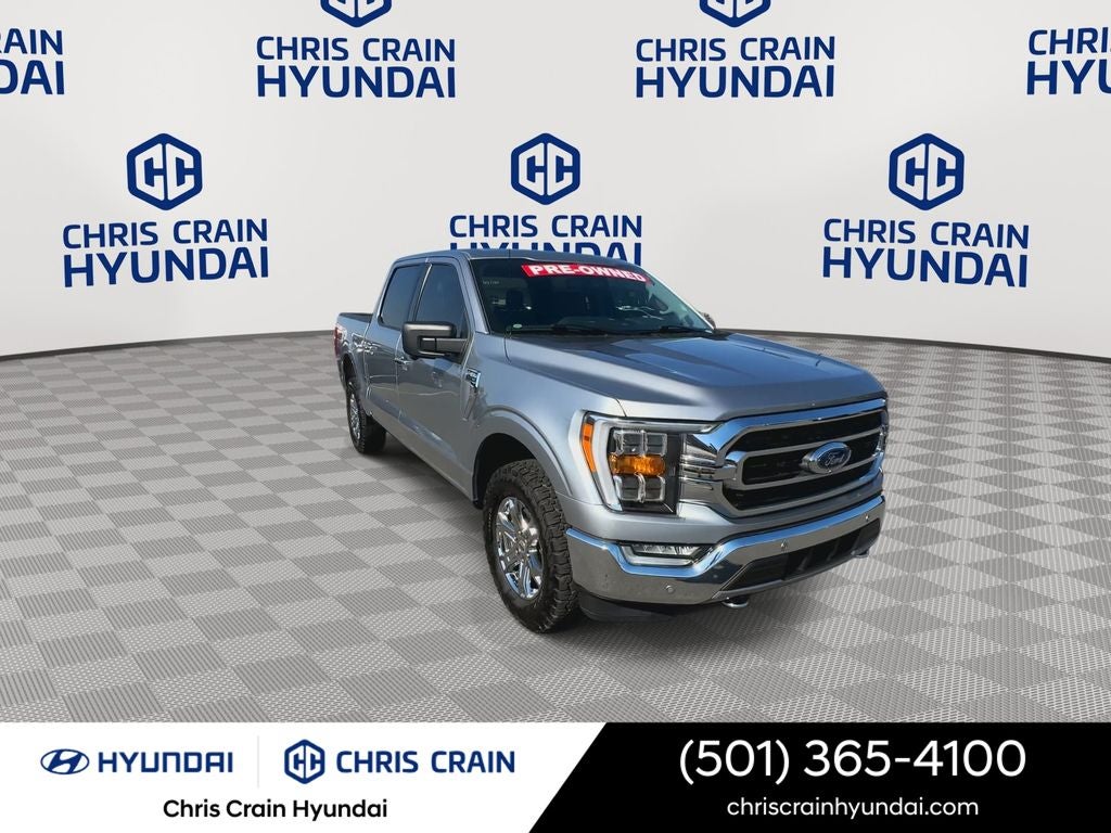 Used 2021 Ford F-150 XLT with VIN 1FTFW1E81MFB40218 for sale in Little Rock
