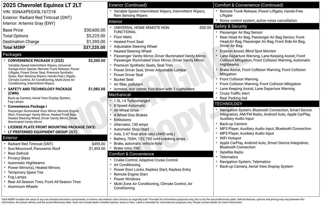 2025 Chevrolet Equinox LT