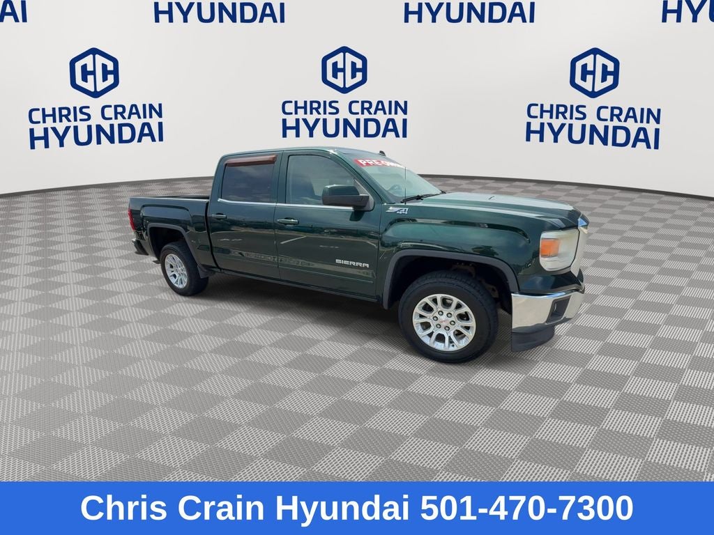 Used 2014 GMC Sierra 1500 SLE with VIN 3GTU2UEC4EG491410 for sale in Little Rock