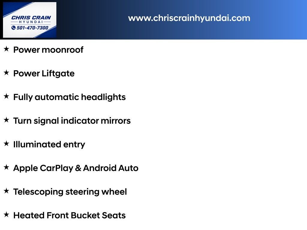 2025 Hyundai TUCSON SEL Convenience