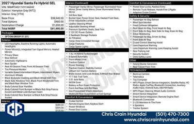 2027 Hyundai SANTA FE HYBRID SEL