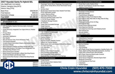 2027 Hyundai SANTA FE HYBRID SEL