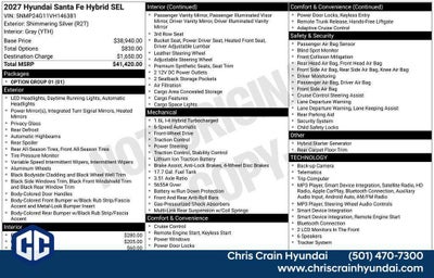 2027 Hyundai SANTA FE HYBRID SEL