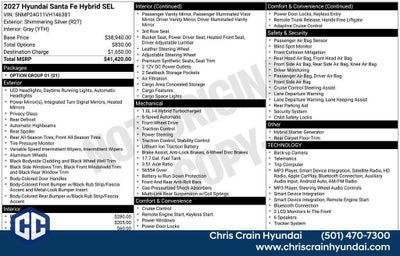 2027 Hyundai SANTA FE HYBRID SEL