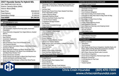2027 Hyundai SANTA FE HYBRID SEL