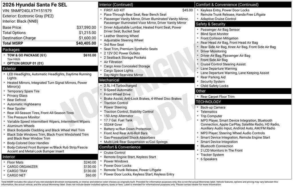 2026 Hyundai Santa Fe SEL - Photo 32
