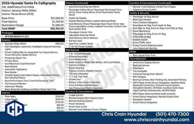 2026 Hyundai SANTA FE Calligraphy FWD