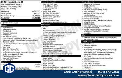 2026 Hyundai KONA SE FWD