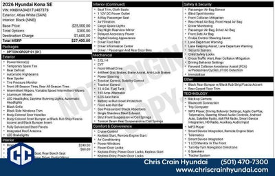 2026 Hyundai KONA SE FWD