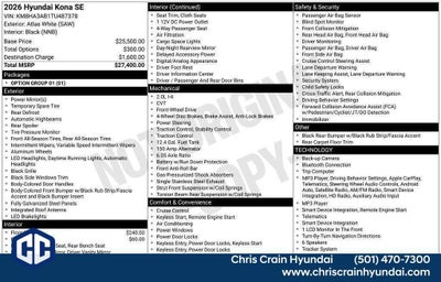 2026 Hyundai KONA SE FWD