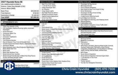 2027 Hyundai KONA SE FWD