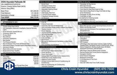 2026 Hyundai PALISADE SE AWD