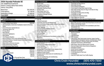 2026 Hyundai PALISADE SE AWD
