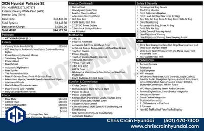 2026 Hyundai PALISADE SE AWD