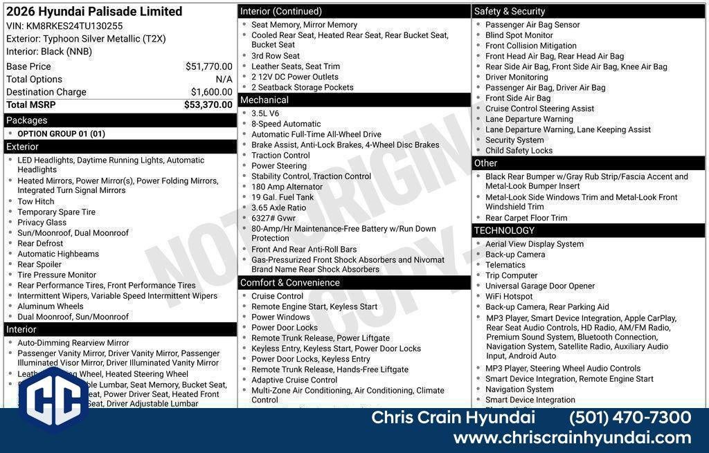 2026 Hyundai PALISADE Limited AWD