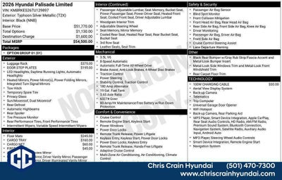 2026 Hyundai PALISADE Limited AWD