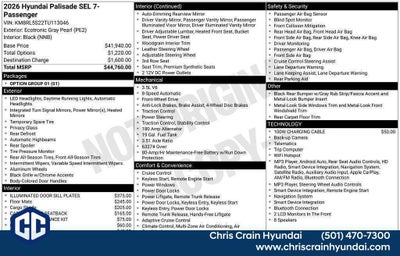 2026 Hyundai PALISADE SEL FWD