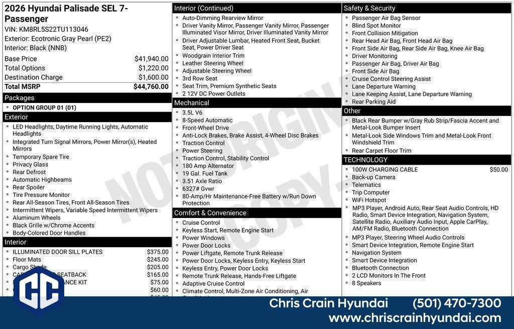 2026 Hyundai PALISADE SEL FWD