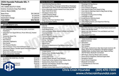 2026 Hyundai PALISADE SEL FWD