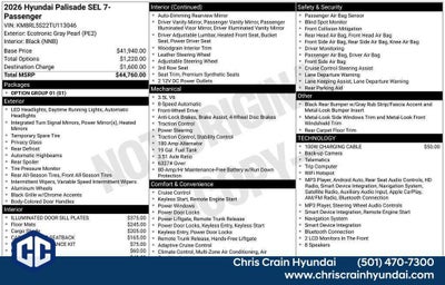 2026 Hyundai PALISADE SEL FWD