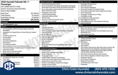 2026 Hyundai PALISADE SEL FWD