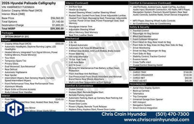 2026 Hyundai PALISADE Calligraphy AWD