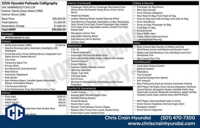 2026 Hyundai PALISADE Calligraphy AWD