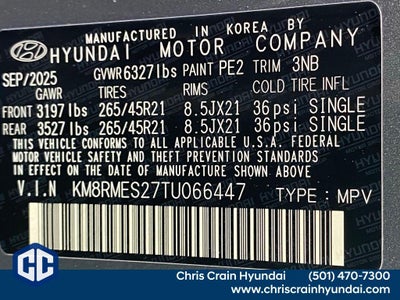 2026 Hyundai PALISADE Calligraphy AWD