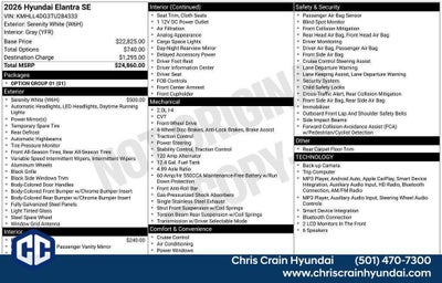 2026 Hyundai ELANTRA SE