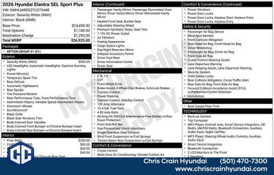 2026 Hyundai ELANTRA SEL Sport Plus