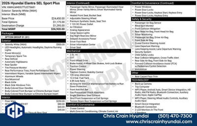 2026 Hyundai ELANTRA SEL Sport