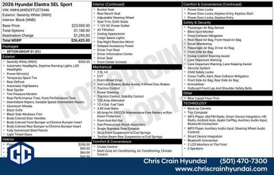 2026 Hyundai ELANTRA SEL Sport