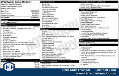2026 Hyundai ELANTRA SEL Sport