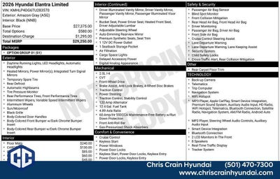 2026 Hyundai ELANTRA Limited