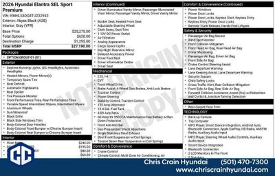 2026 Hyundai ELANTRA SEL Sport