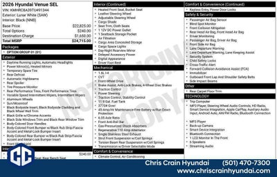 2026 Hyundai VENUE SEL