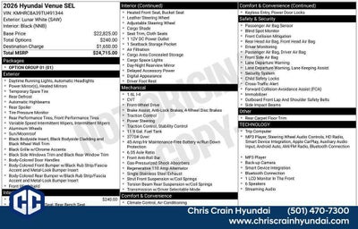 2026 Hyundai VENUE SEL