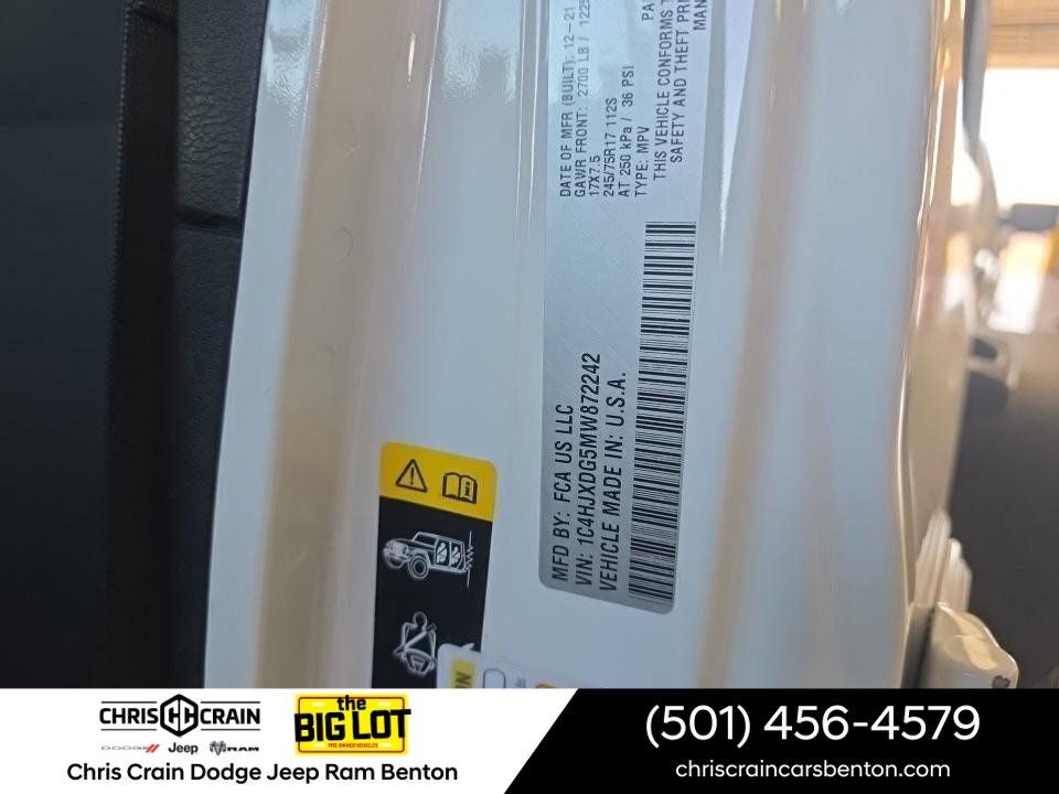 2021 Jeep Wrangler Unlimited Sport S 4x4