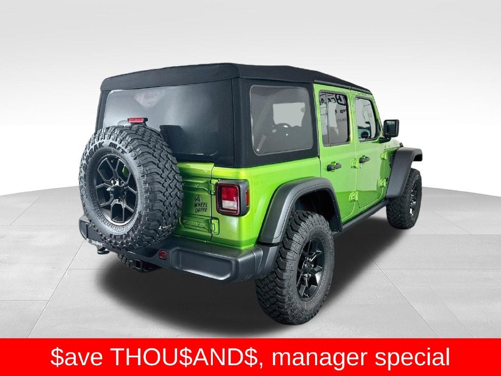2025 Jeep Wrangler 4-Door Willys 4x4