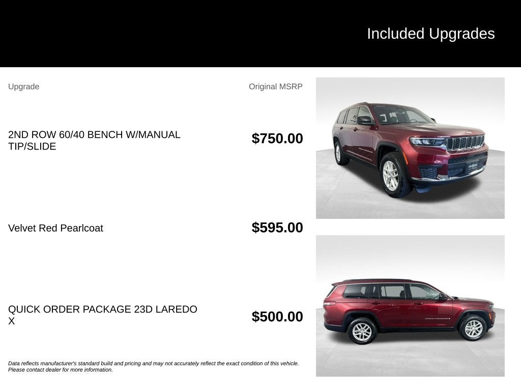 2024 Jeep Grand Cherokee L Laredo X 4x2