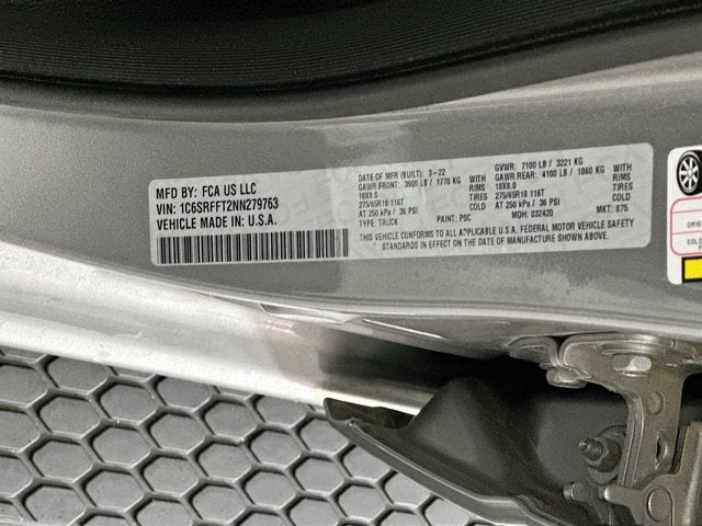 2022 RAM 1500 Big Horn Crew Cab 4x4 5'7' Box