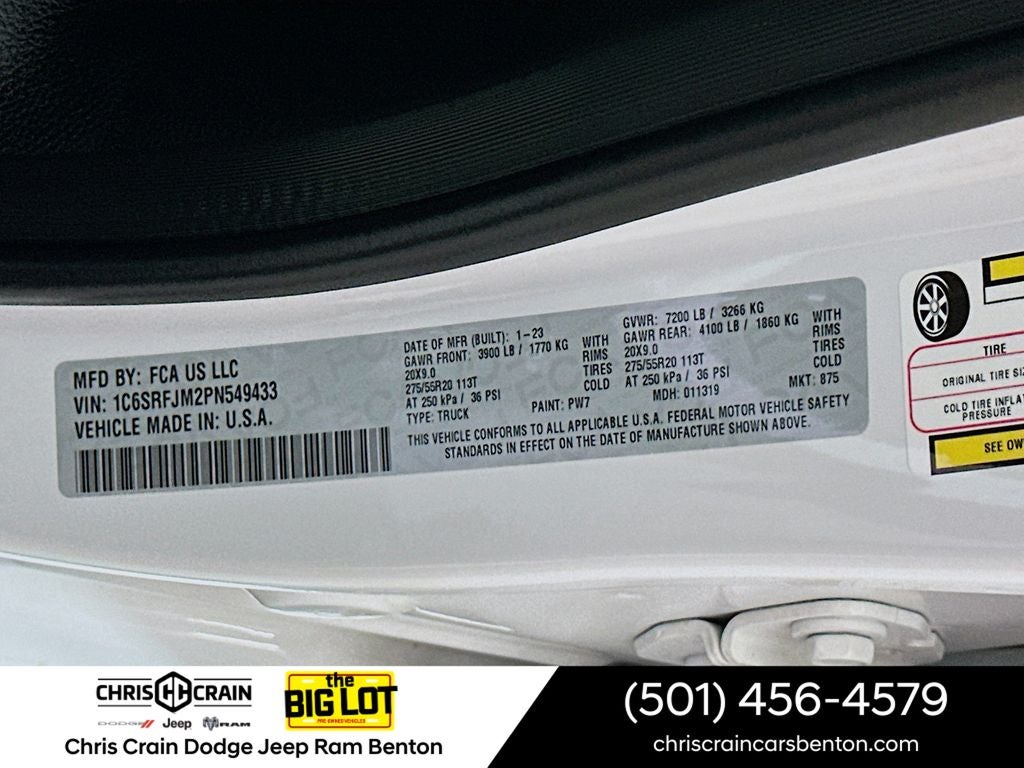 2023 RAM 1500 Laramie Crew Cab 4x4 5'7' Box