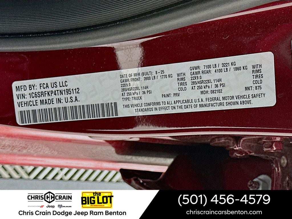 2026 RAM 1500 Tungsten Crew Cab 4x4 5'7' Box