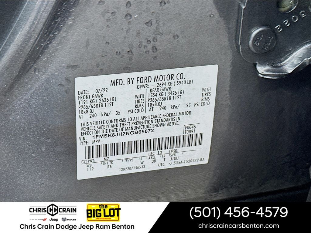 2022 Ford Explorer Timberline