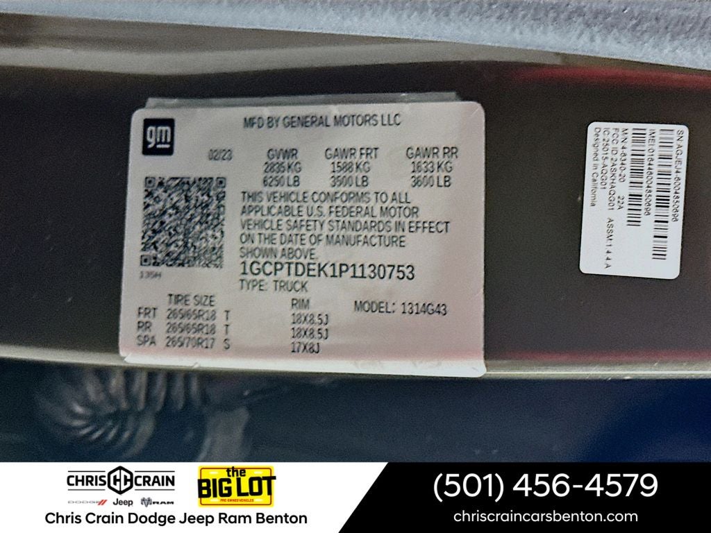 2023 Chevrolet Colorado 4WD Crew Cab Short Box Z71