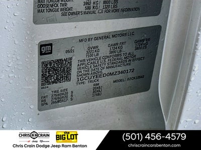 2021 Chevrolet Silverado 1500 4WD Crew Cab Short Bed RST
