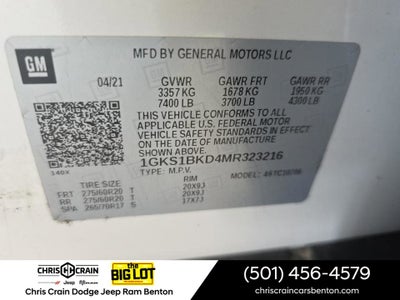 2021 GMC Yukon 2WD SLT