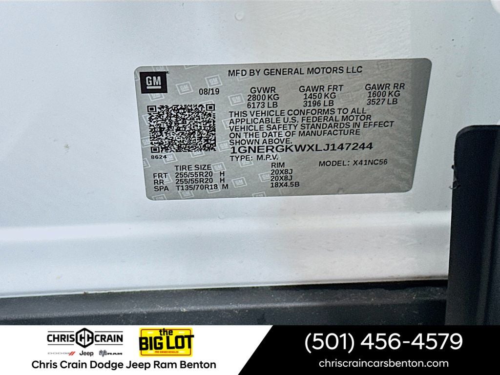 2020 Chevrolet Traverse FWD LT Cloth